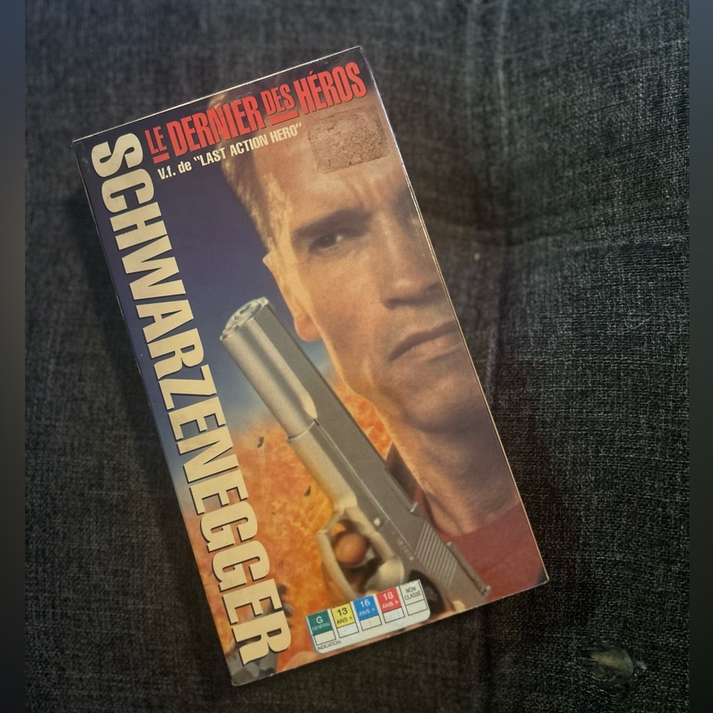 VHS Le Dernier des Héros / Last Action Hero – Arnold Schwarzenegger – VFrancaise